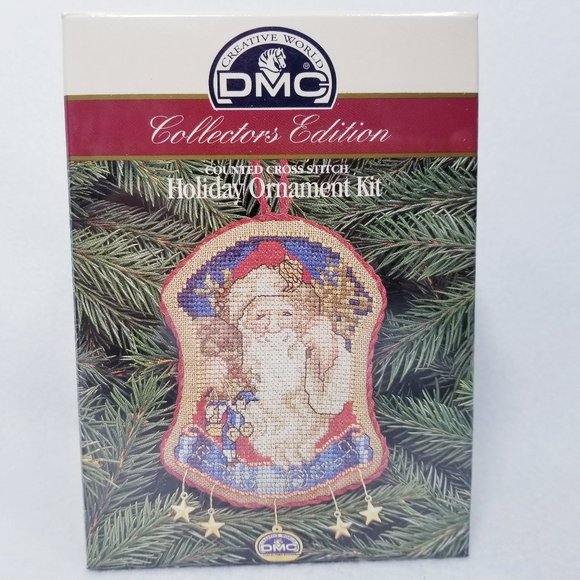 DMC Holiday Counted Cross Stitch Ornament Kit Collector's Edition - New/Sealed - Picture 1 of 6
